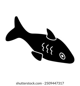 Un icono de diseño de moda de pescado 