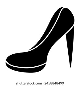 A trendy design icon of heel

