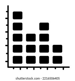 Trendy Design Icon Of Histogram Chart 