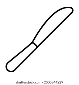 A trendy design icon of knife