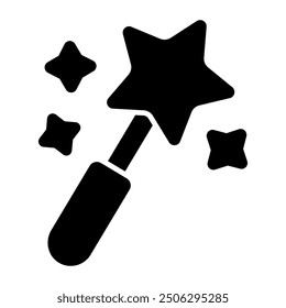 Trendy design icon of magic wand