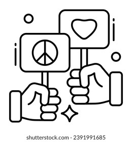 Icono de diseño de moda de las pancartas 
