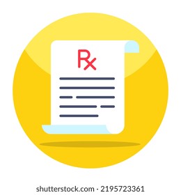 Icono de diseño de moda de Rx 