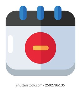 Trendy design icon of schedule 