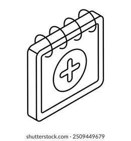 Trenddesign Symbol des Zeitplans 