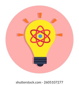 Trendy design icon of science idea