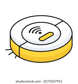Trendy design icon of smart speaker 