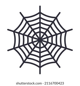 Trendy design icon of spiderweb