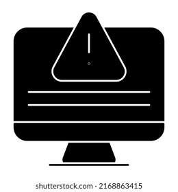 Trendy design icon of system error