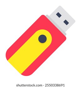 Um ícone de design moderno de usb