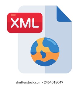 Icono de diseño de moda del archivo xml