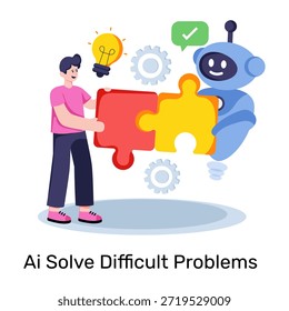 Ilustración de diseño de moda de resolución de problemas de aire