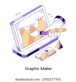 Trendy Design Illustration von Grafik-Maker