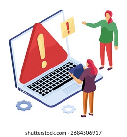 Ilustración de diseño de moda de error del sistema