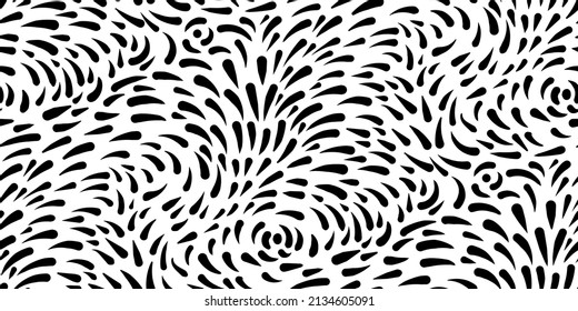 Trendy design. Seamless vector pattern. Freehand drawing. Perfect for wallpaper, screen background, site background, wrapping paper, fabric and surface design.