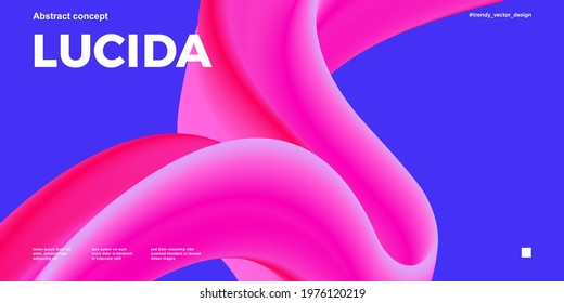 Trendy design template with colourful  fluid and liquid shapes. Abstract gradient backgrounds. Applicable for covers, websites, flyers, presentations, banners. Vector illustration. Eps10