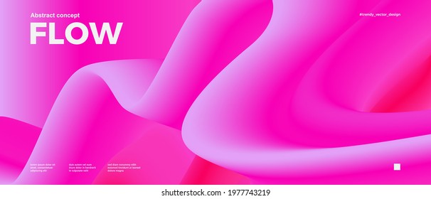 Trendy design template with colourful  fluid and liquid shapes. Abstract gradient backgrounds. Applicable for covers, websites, flyers, presentations, banners. Vector illustration. Eps10