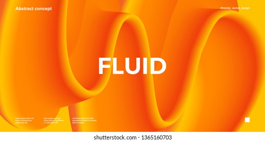 Trendy design template with fluid and liquid shapes. Abstract gradient backgrounds. Applicable for covers, websites, flyers, presentations, banners. Vector illustration. Eps10