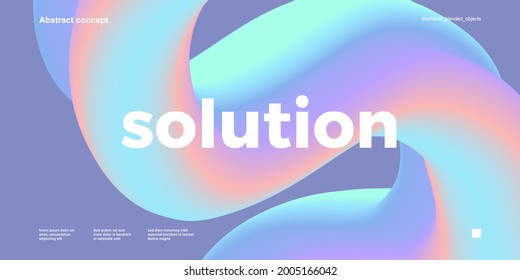 Trendy design template with fluid and liquid shapes. Abstract gradient backgrounds with pastel colours. Applicable for covers, websites, flyers, presentations, banners. Vector illustration. Eps10