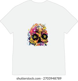 Design na moda com camiseta usando o Illustrator