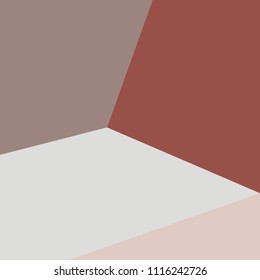 Trendy design vector abstract color block geometric background