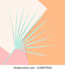 Trendy design vector abstract color block geometric background