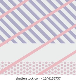 Trendy design vector abstract color block geometric background