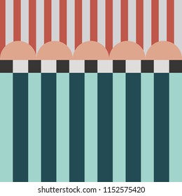 Trendy design vector abstract color block geometric background