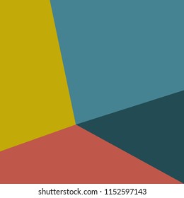 Trendy design vector abstract color block geometric background