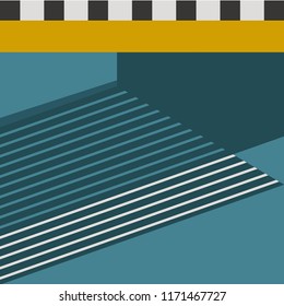 Trendy design vector abstract color block geometric background