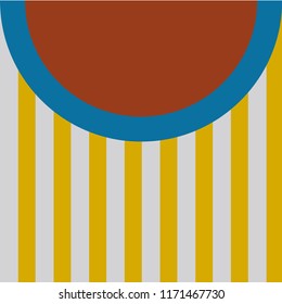 Trendy design vector abstract color block geometric background