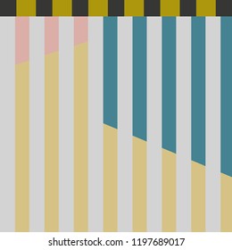 Trendy design vector abstract color block geometric background
