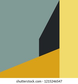 Trendy design vector abstract color block geometric background