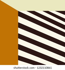 Trendy design vector abstract color block geometric background