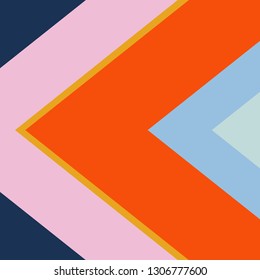 Trendy design vector abstract color block geometric background