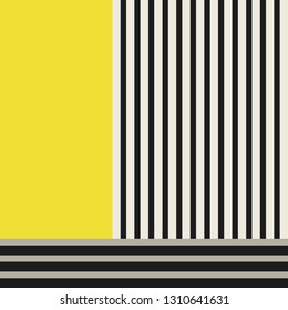 Trendy design vector abstract color block geometric background