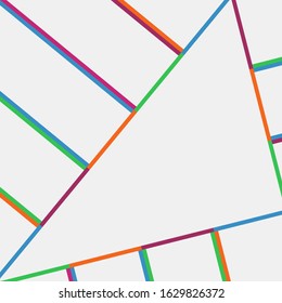 Trendy design vector abstract color block geometric background