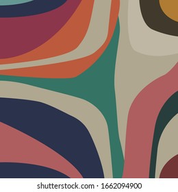 Trendy Design Vector Abstract Color Block Geometric Background