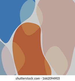 Trendy design vector abstract color block geometric background