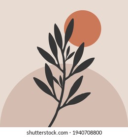 Trendy design vector abstract color block geometric background

