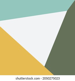 Trendy design vector abstract color block geometric background