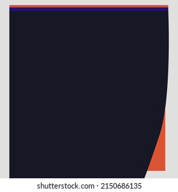 Trendy design vector abstract color block geometric background