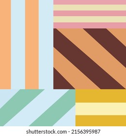 Diseño de moda vectorial bloque de color abstracto fondo geométrico