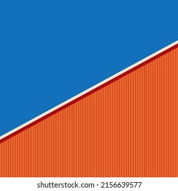 Trendy design, Vektorgrafik abstrakter, geometrischer Hintergrund von Farbblöcken