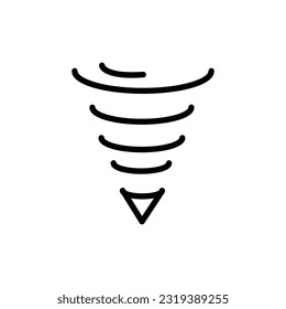 Icono de viento de diseño moderno Plantilla sobre fondo blanco.