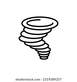 Trendy Design Wind Symbol Vorlage auf weißem Hintergrund.