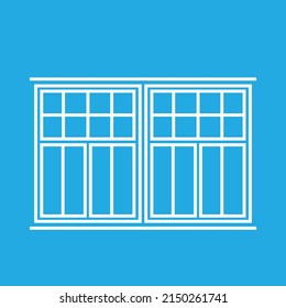 Trendy design window icon Template