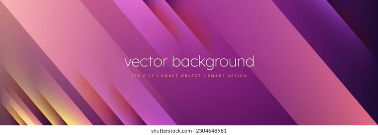 Trendy diagonal lines bright 3d cover background with dynamic abstract graphic elements business presentation banner
