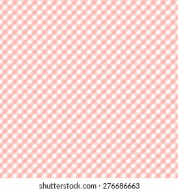 Trendy diagonal vichy pattern - checkered seamless background