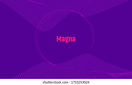 Trendy digital abstract background. Vector illustration